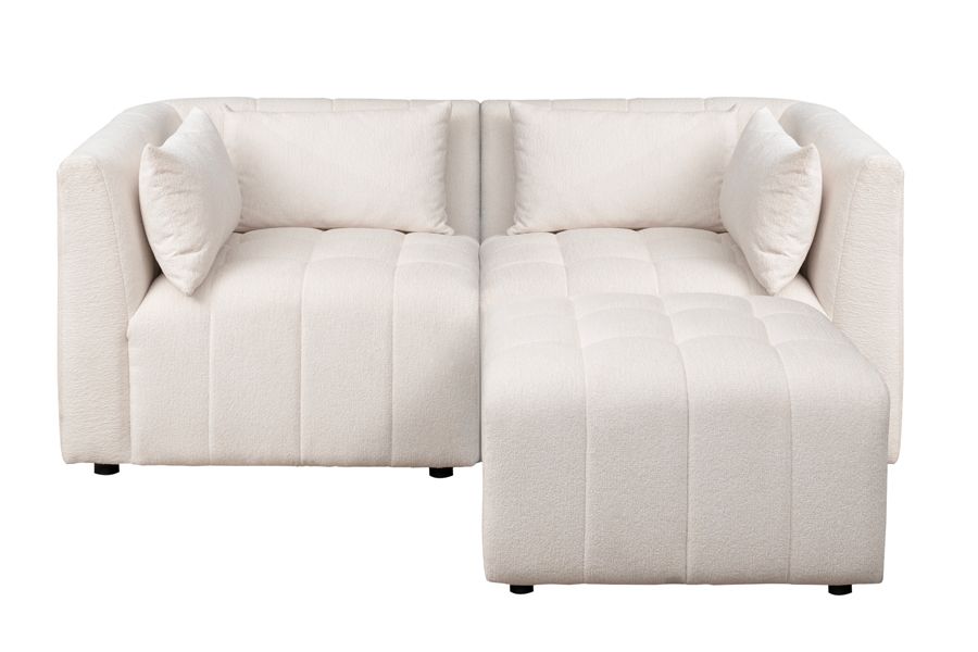 Essen 2-zits hoekbank - Ivoor Chenille-view3