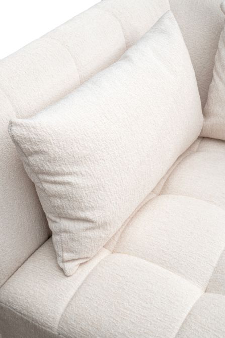 Essen Canapé 3 places – Ivoire Chenille-view7