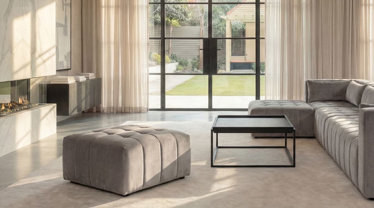 Essen Repose-pied - Gris colombe-view2