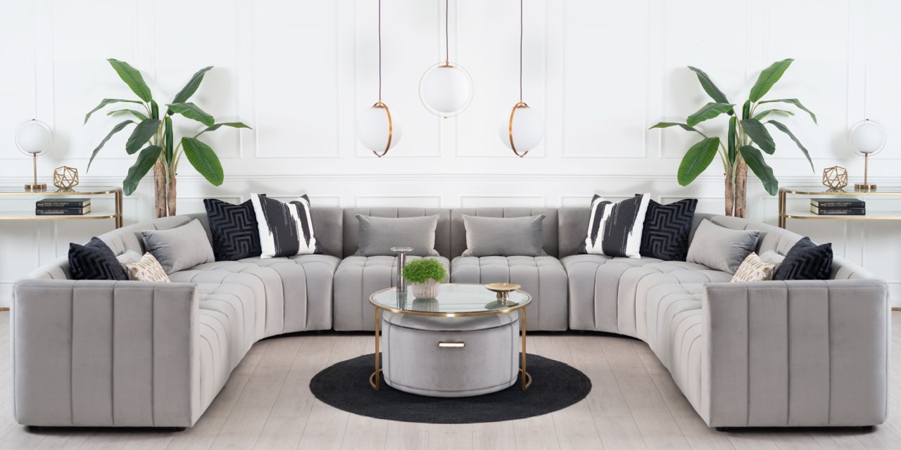 Essen Super Lounge Suite - Grigio tortora-view2