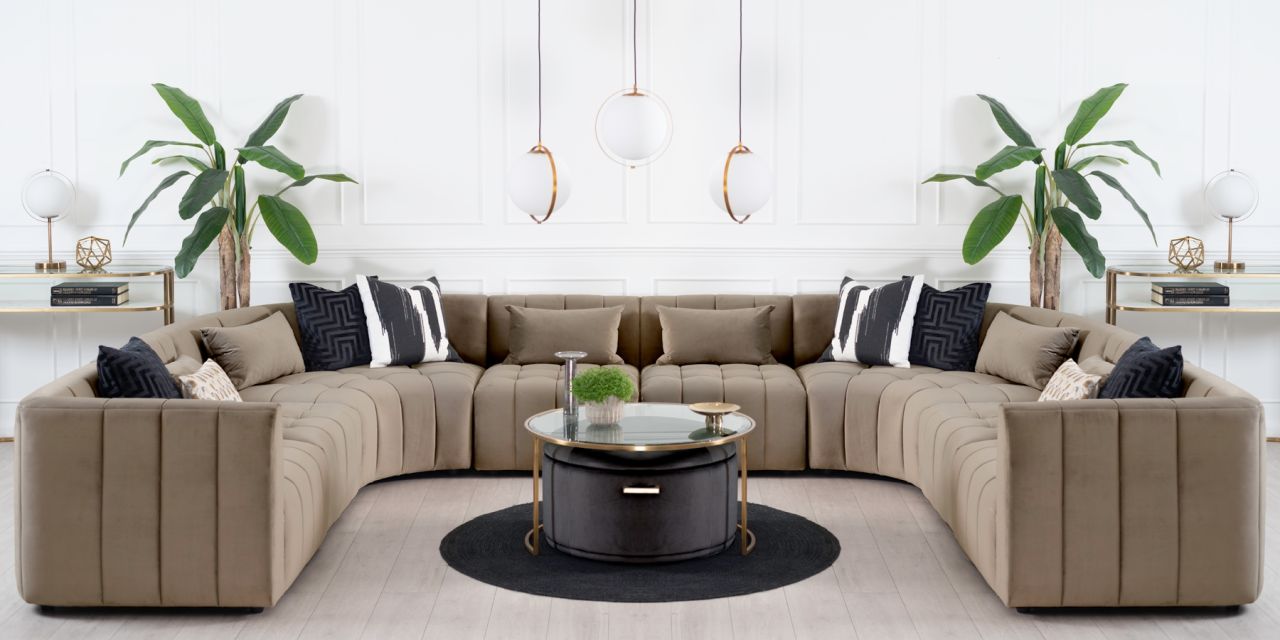 Essen Super lounge suite - Taupe-view2