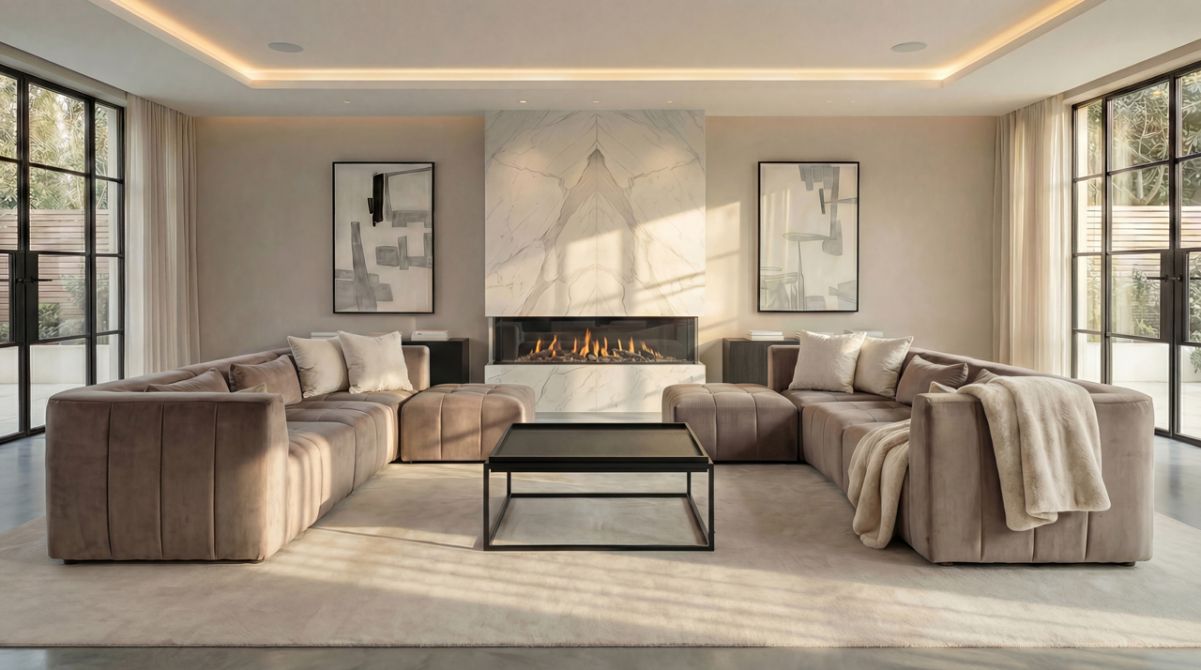 Essen 3-zits hoekbank Taupe-view2