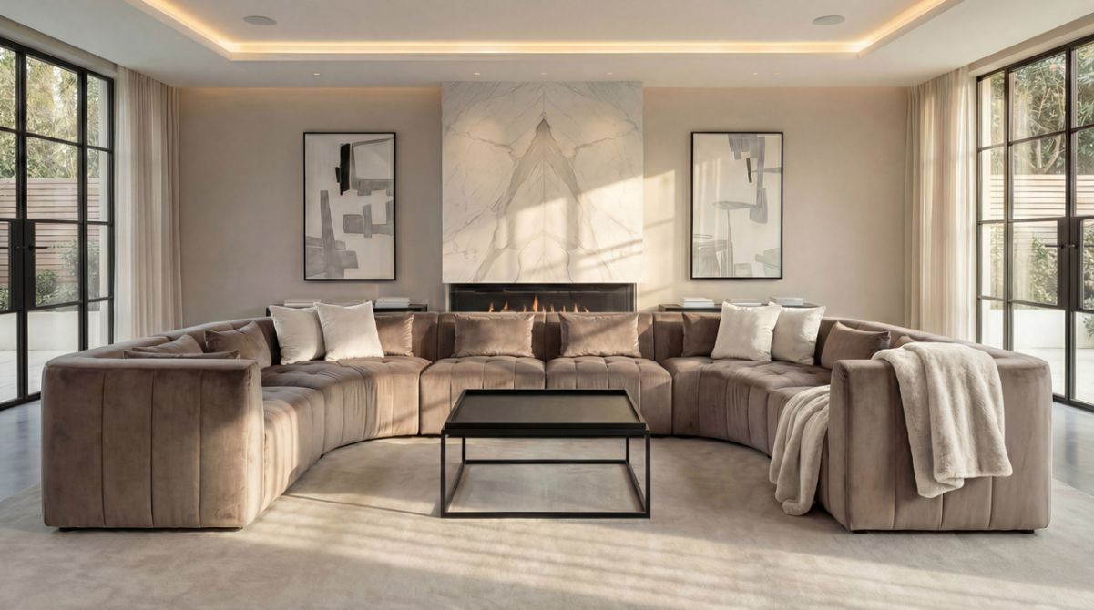 Essen Lounge Suite – Taupe-view2