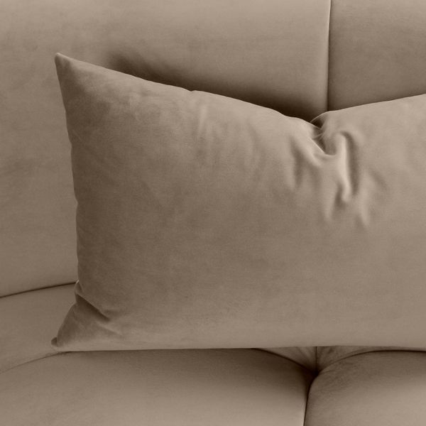 Essen Right Hand Curved Corner Sofa – Taupe - Image #0