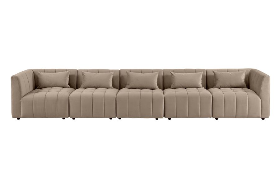 Essen Five Seat Sofa – Taupe  - Image #0
