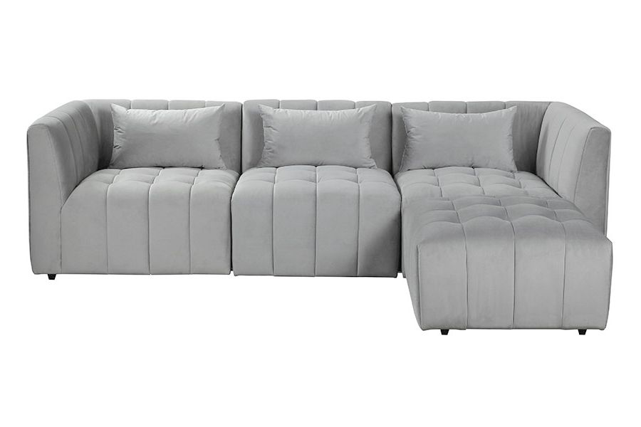 Essen 3-Sitzer Ecksofa - Taubengrau-view2