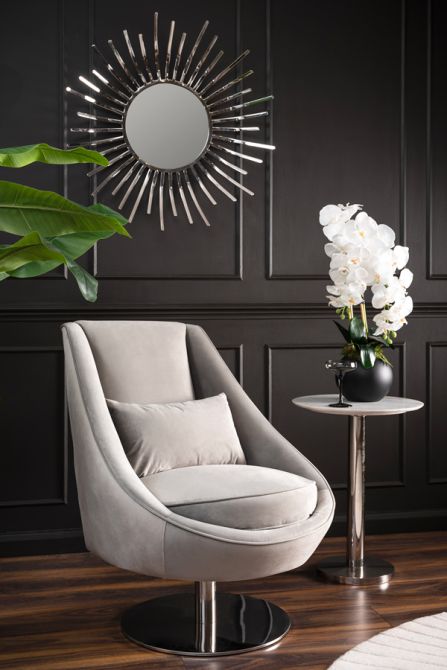 Finley Poltroncina girevole - Grigio tortora-view5