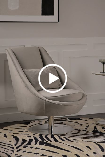 Finley Poltroncina girevole - Grigio tortora-view3