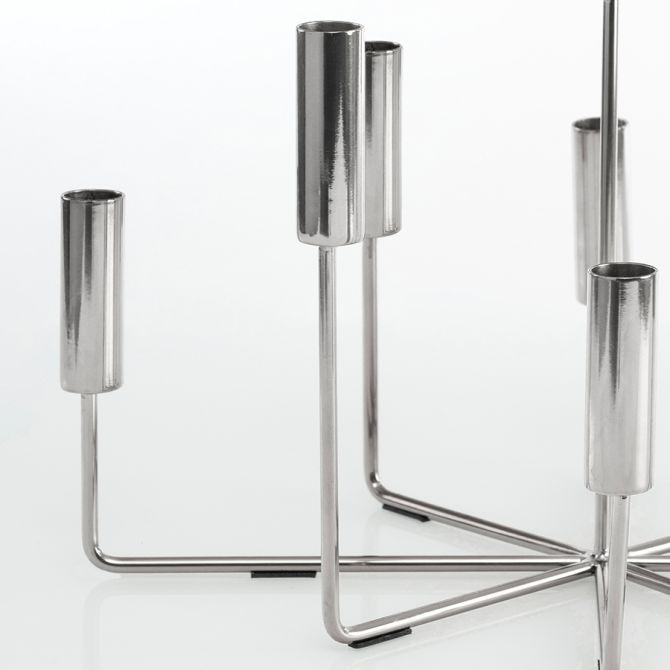 Kandelaar Kroonluchter Fiori Zilver-view3