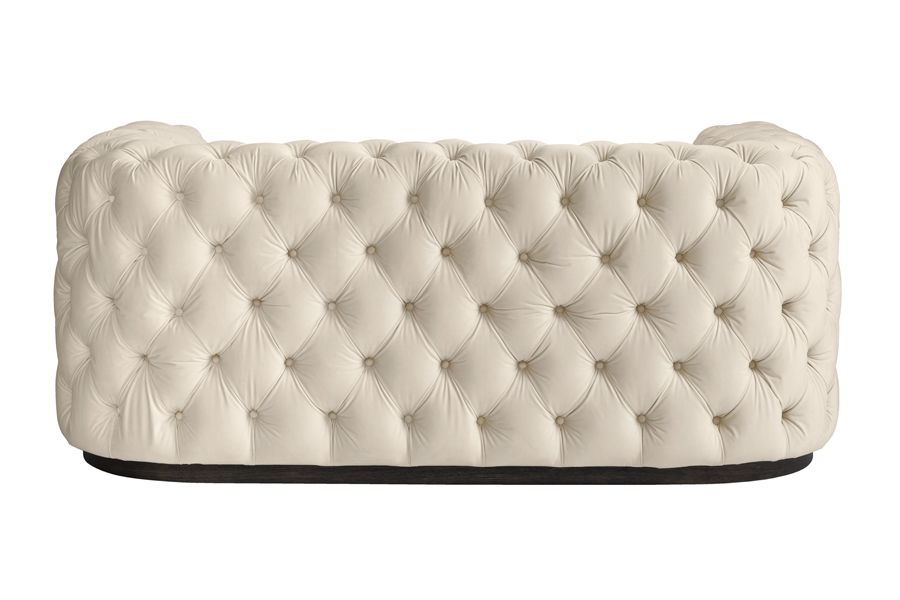 Frankfurt Sofá de dos plazas - Tiza - Base Negra -view3