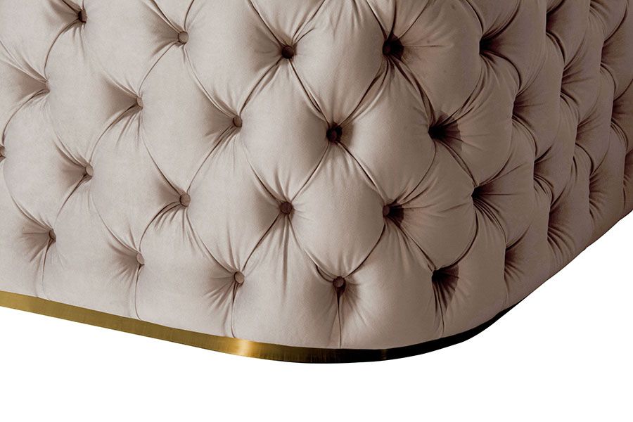 Frankfurt Three Seat Sofa – Taupe-view4