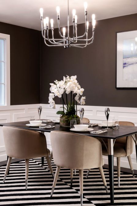 Gracia Suspension en chrome à 12 lampes-view3