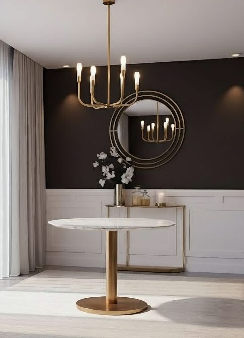 Gracia Sechser Pendelleuchte - Messing-view3