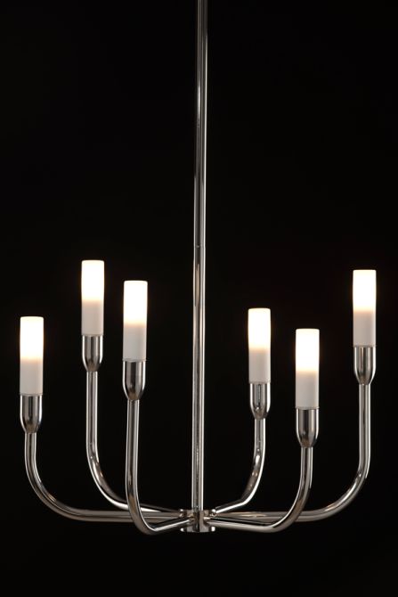(ID:37263) L-189 - Gracia Six Light Pendant Chrome-view2