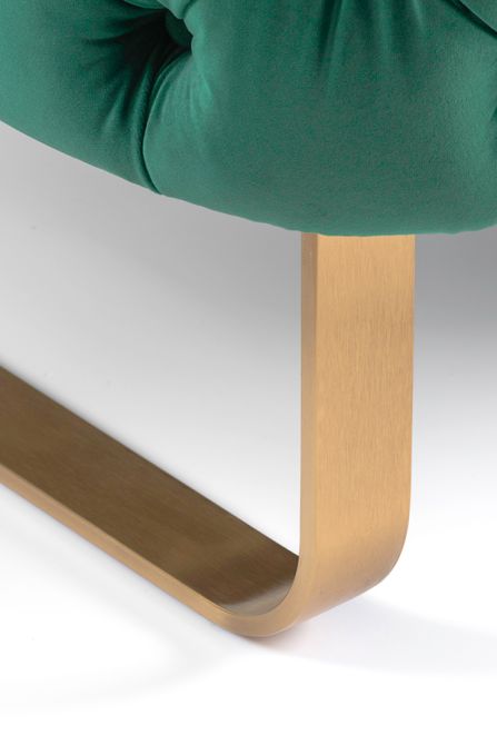 Grosvenor Divano a due posti - Verde bottiglia - Ottone spazzolato-view7