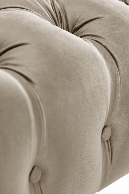 Grosvenor 2-Sitzer Sofa - Taupe - Silber-view8
