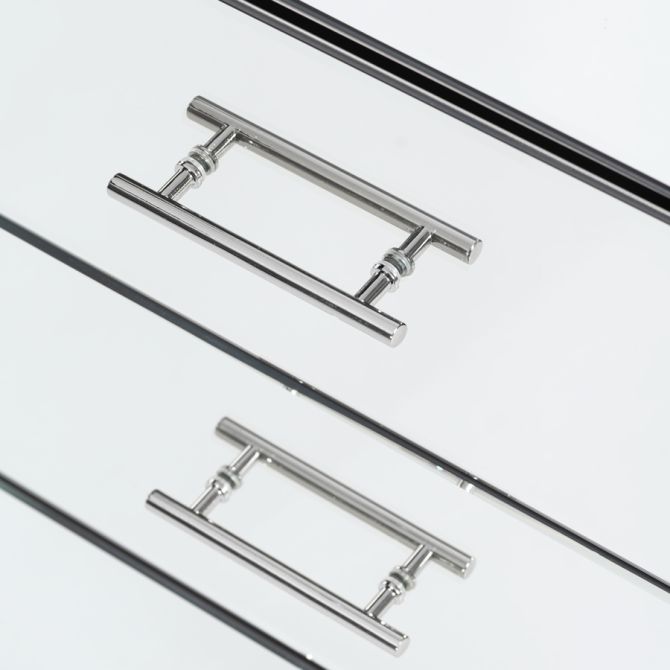 Harper Chiffonnier en miroir, détails argent-view2