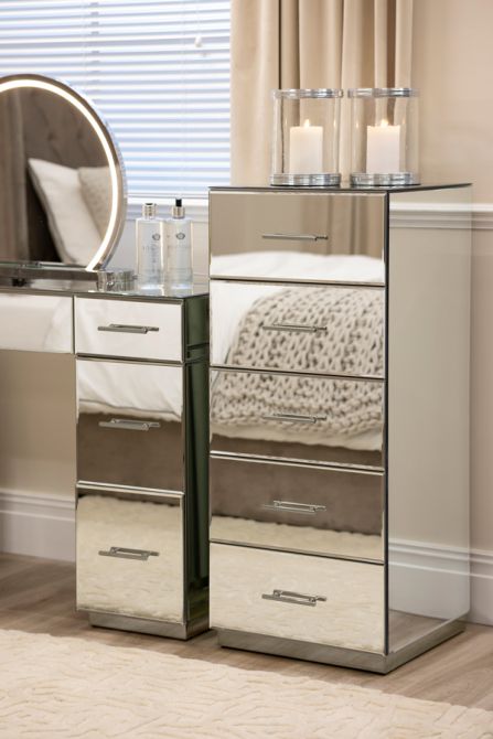 Harper Chiffonnier en miroir, détails argent-view1