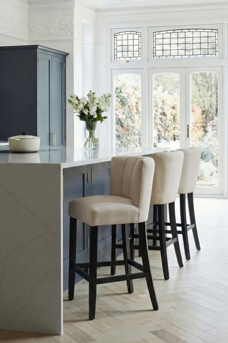 2er-Set Hatfield Barhocker – Kalkstein-view2