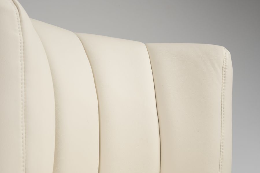 Hatfield Set de 2 tabourets de comptoir - Faux Cuir Beige-view5