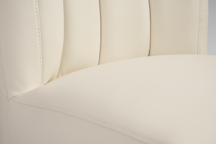 Hatfield Set de 2 tabourets de comptoir - Faux Cuir Beige-view6