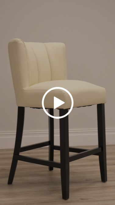 Hatfield Set de 2 tabourets de comptoir - Faux Cuir Beige-view8