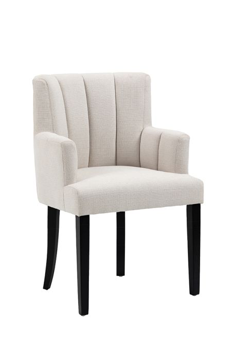 Rocco Black Dining Table and 6 Hatfield Calico Chairs-view3