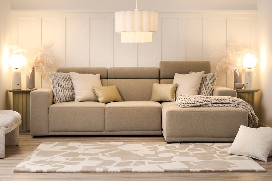 Heather Right hand Corner Sofa - Taupe -view3