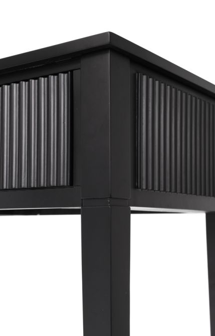 Heidi Konsolentisch Schwarz - Messing/Silber-view8