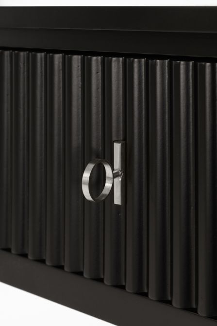 Heidi Konsolentisch Schwarz - Messing/Silber-view5