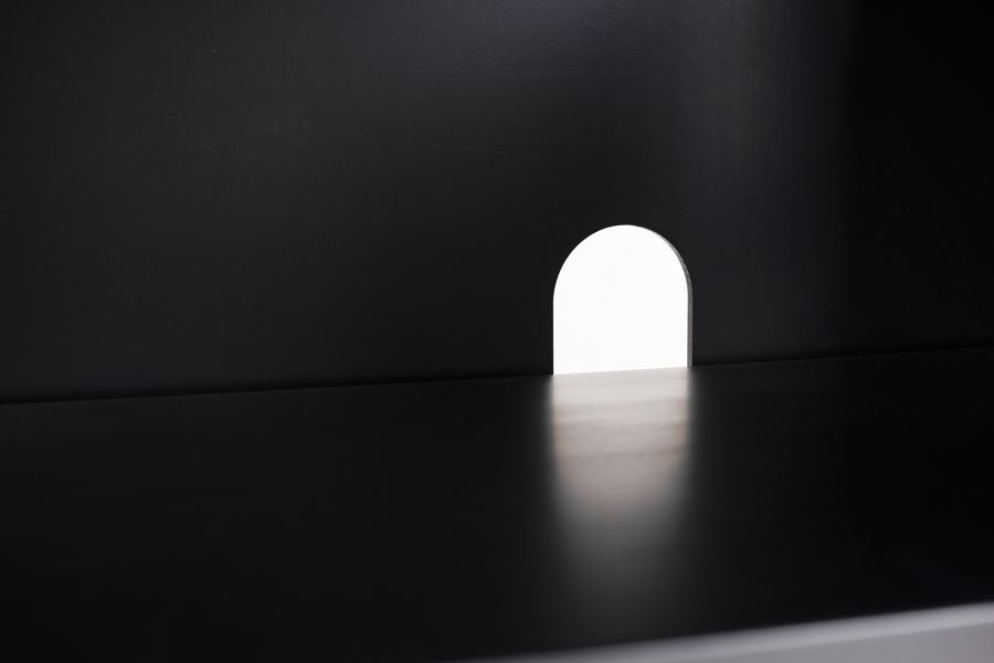 Heidi Sideboard - Svart - Mässing/Silver -view9