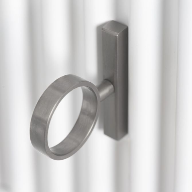 Heidi Nachtkastje Wit - Messing/Zilver -view10