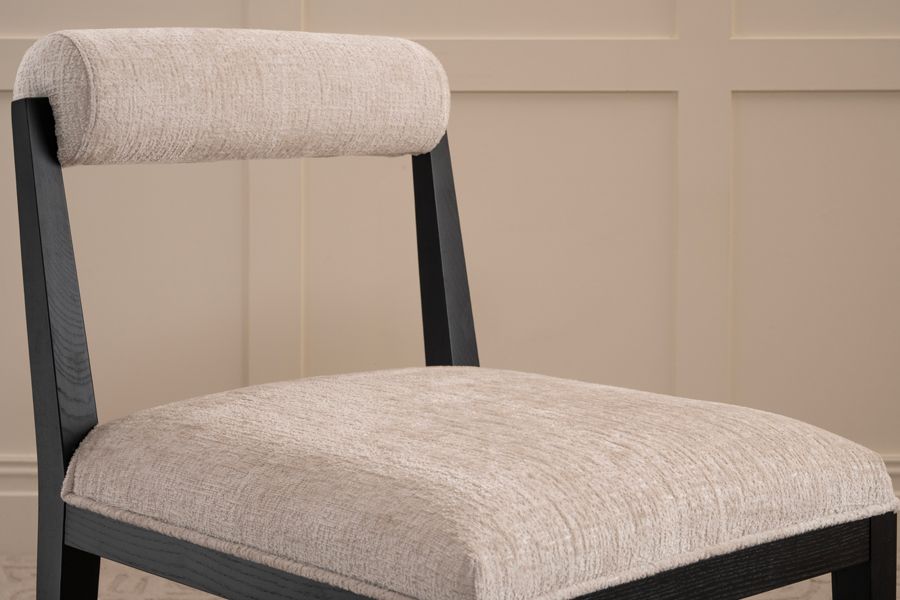 Brewster 6-8 Seat Black Dining Table and 6 Hera Dining Chairs-view7