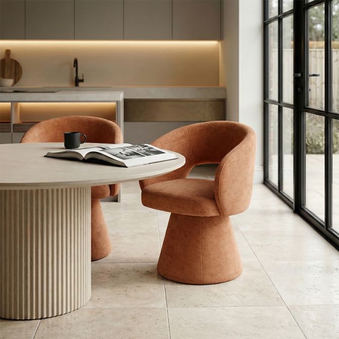 Huxley Sedia da Pranzo - Ceramica-view2