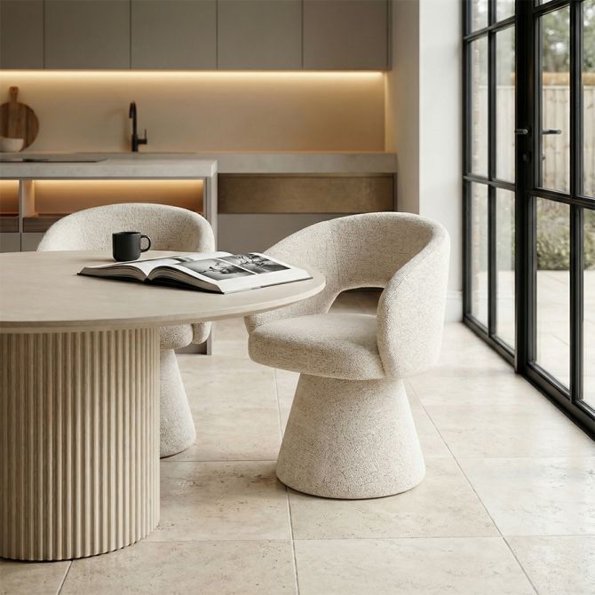 Huxley Dining Chair – Oatmeal -view2