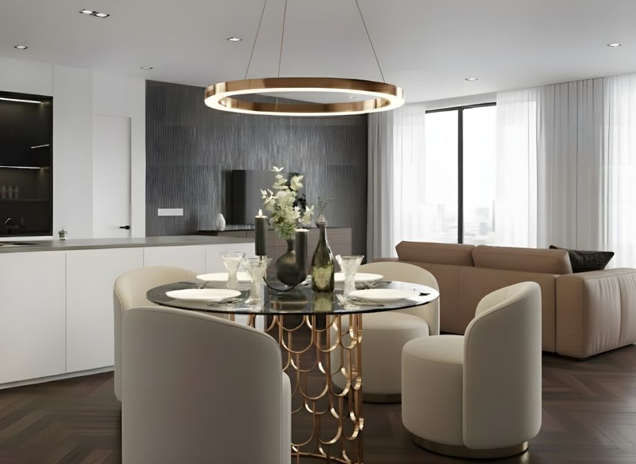 Bromley Brass LED Pendant Light-view2