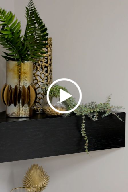 Inga Zwevend  Opberg Element van Zwart Eiken-view1