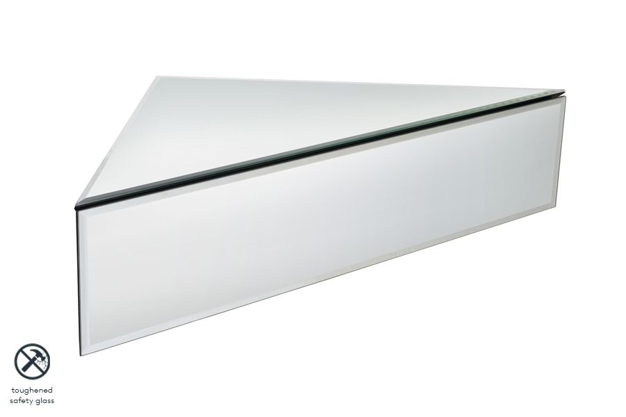 Table de chevet / Étagère / Rangement d’angle flottant en miroir INGA - Image #0