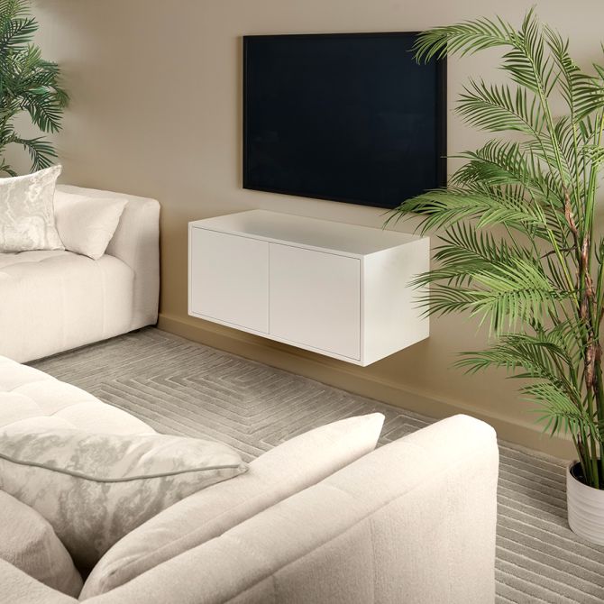 Inga Hänge-Sideboard – Weiß-view2