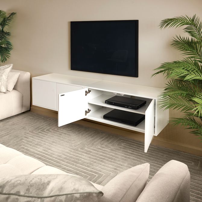 Inga Hänge-Sideboard/Paar – Weiß-view3