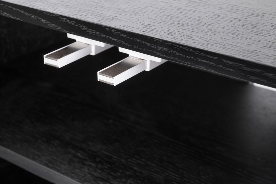 Inga Black Oak Floating Sideboard -view6