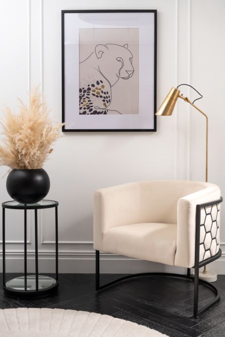 Wild Gold No. 1 Arte da parete - Cornice nera-view2