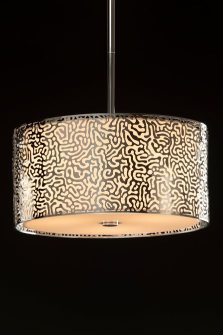 (ID:37374) L-178 - Moray Chrome Pendant Light-view2