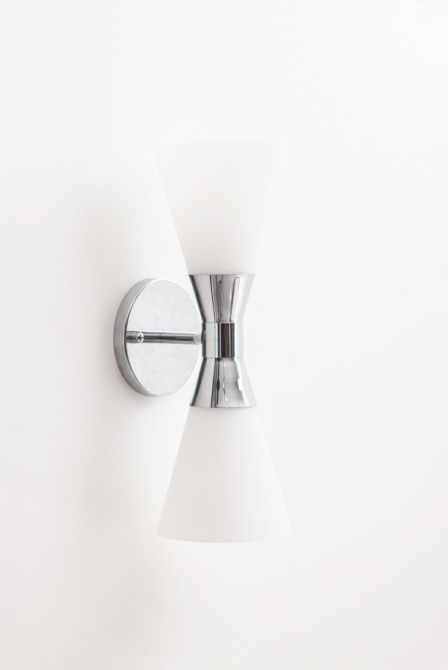 Lampe murale CAMILLE simple argent  - Image #0