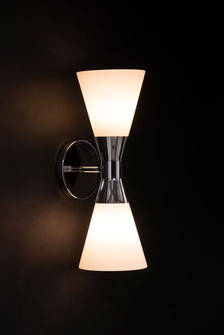 Camille Single Vägglampa - Krom-view3