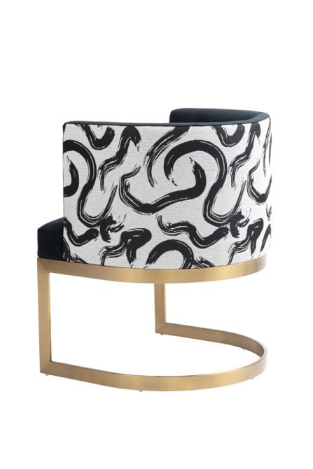 Suki Eetkamerstoel - Onderstel In Geborsteld Messing-view3