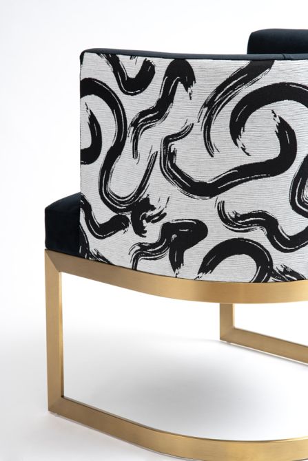 Suki Eetkamerstoel - Onderstel In Geborsteld Messing-view4