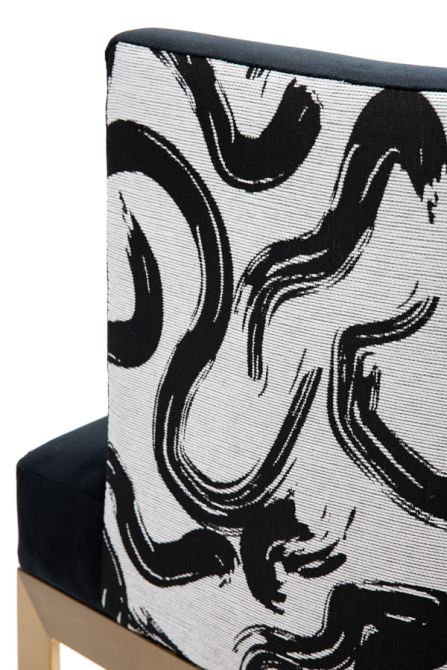 Suki Eetkamerstoel - Onderstel In Geborsteld Messing-view5