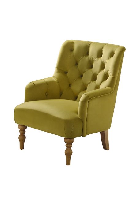Laterna Lounge-Sessel mit Knopfheftung - Olive - Bild #0