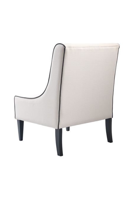 Lauren Sillón - Calico con ribete Negro-view3